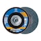 Pferd 4-1/2" x 5/8-11 Thd. POLIFAN Flap Disc - Z PSF EXTRA STEELOX, Zirconia, 40 Grit, Flat 60486 - alternate 1